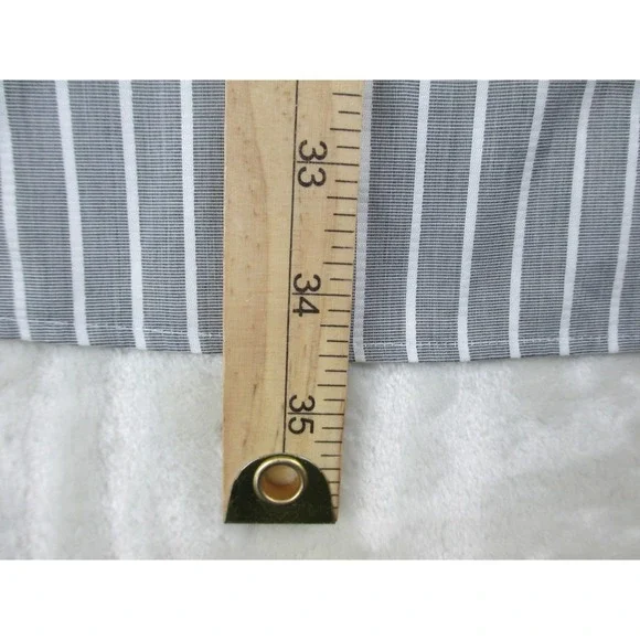 Charles Tyrwhitt Shirt Mens 2XL XXL Gray Striped Button Up Jermyn Street London* - Picture 10 of 11